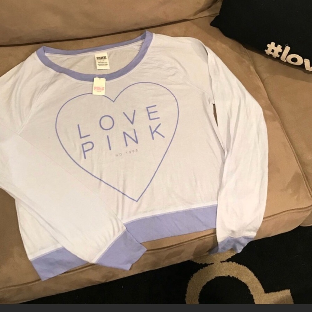LOVE PINK long sleeved shirt NWTs - Picture 1 of 5